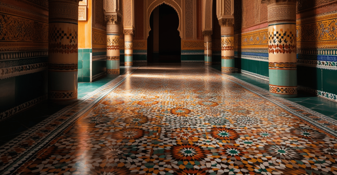 Moroccan-Style Tile Flooring