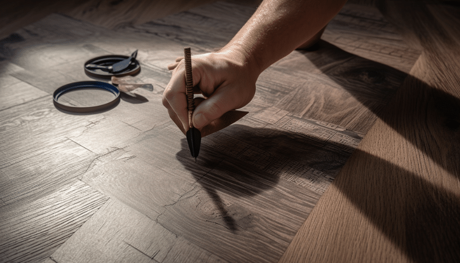 fixing vinyl flooring that is lifting