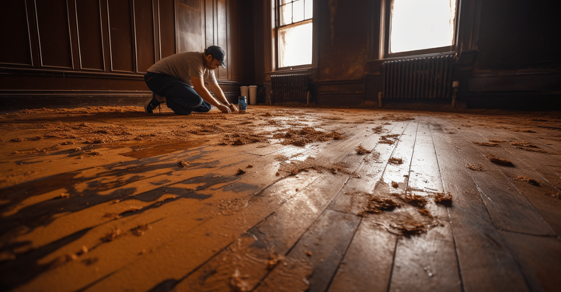 removing wax from hardwood floors