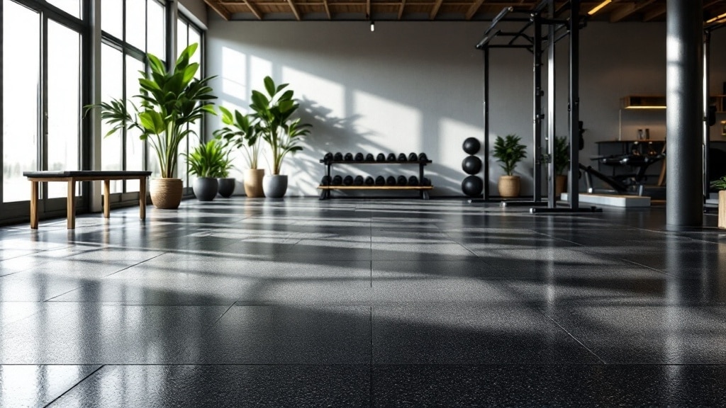 design and aesthetic choices for Rubber Flooring