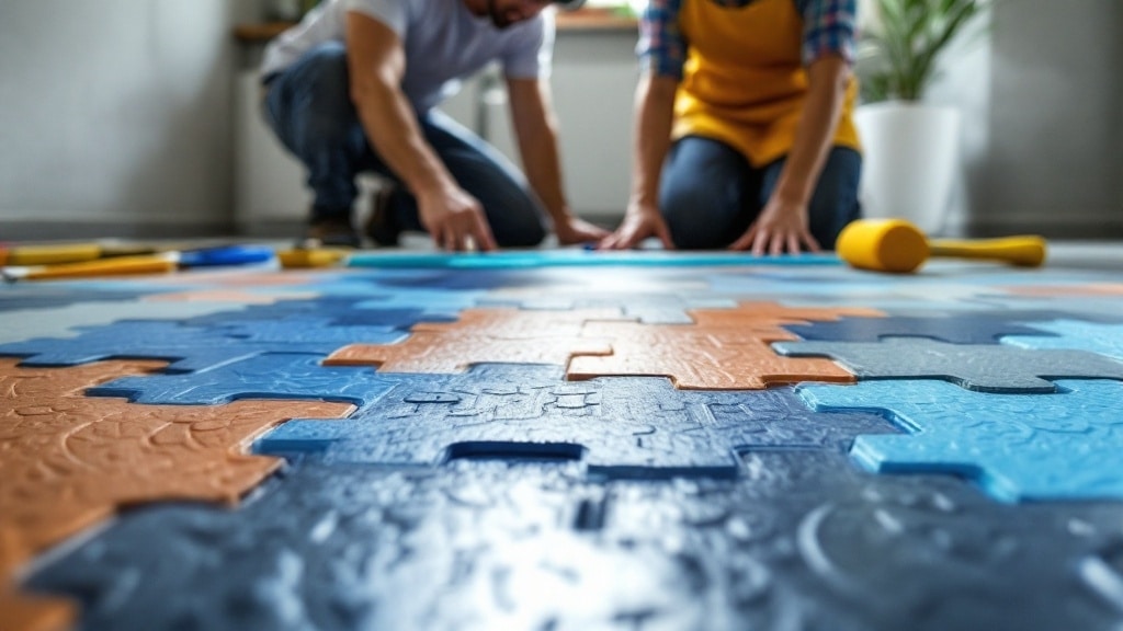 Rubber Flooring Installation Process